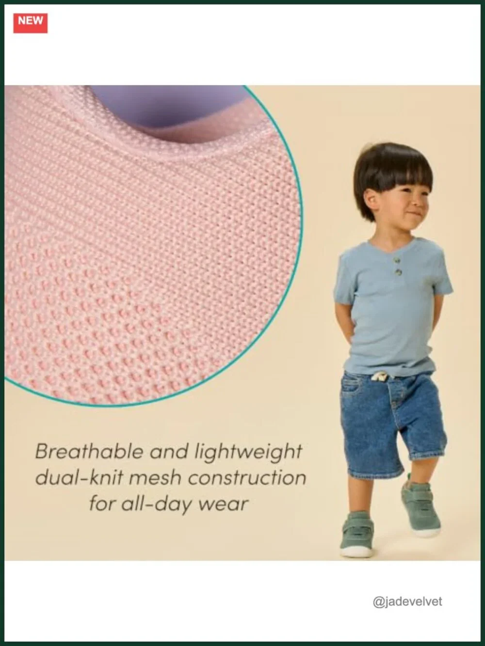 Lightweight Breathable Dual-Knit Mesh Kids Sneakers with Non-Slip Outsole